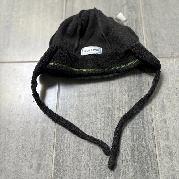 Sucre D'Orge Ear Flap Fleece Beanie Gray 18 Months–3 Years - Picture 3 of 7